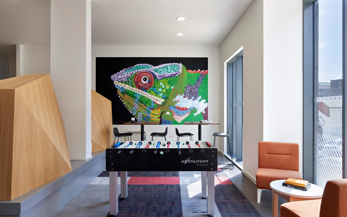 Sheffield student accommodation games area